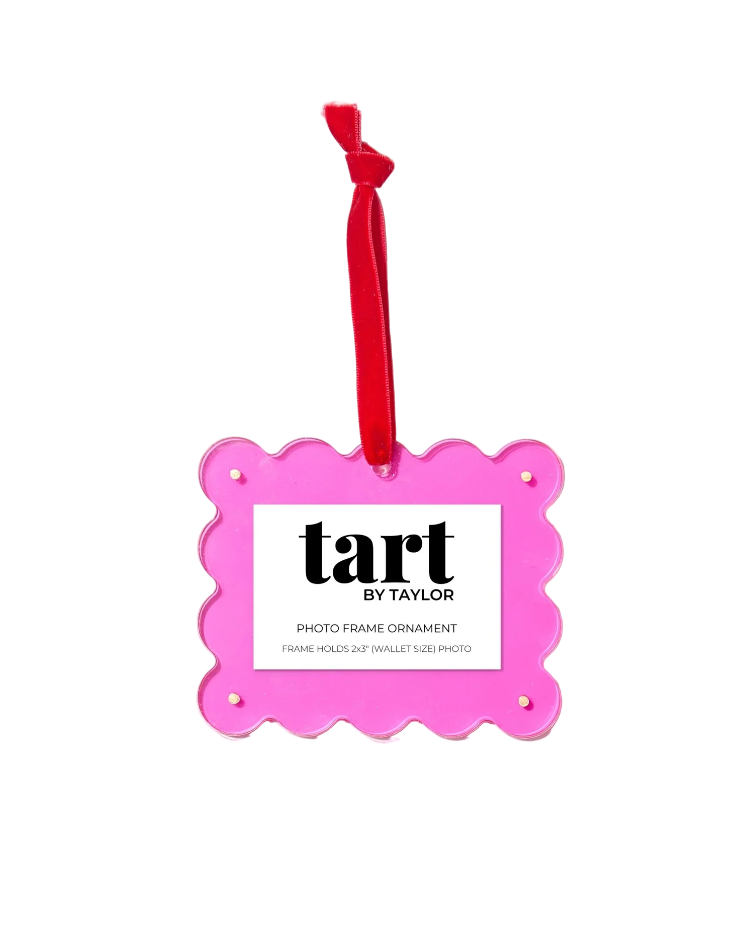 Frame Ornament - Hot Pink