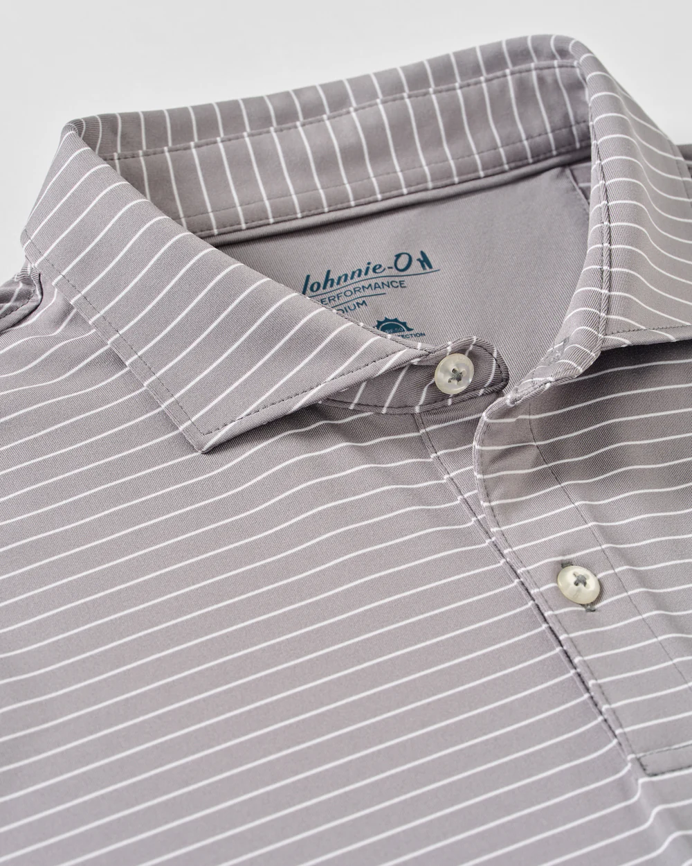 Beau Striped Performance Jersey Polo