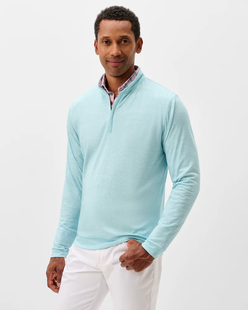 Pircio Dri-Release Heathered 1/4 Zip Pullover