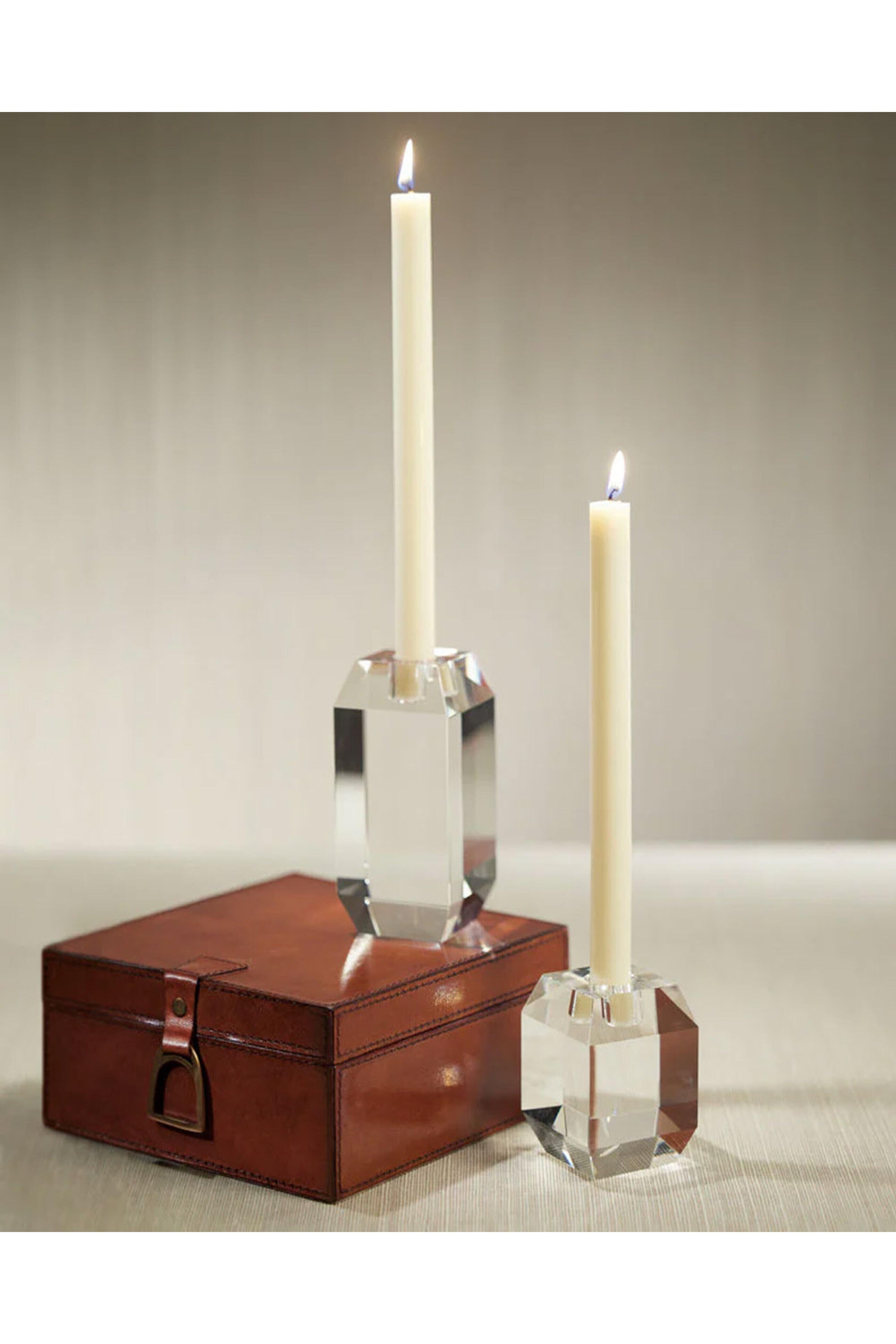 Beveled Cubic Crystal Taper Holder