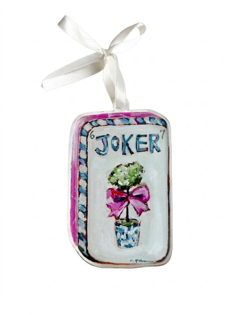 Mahjong Chic Ornament