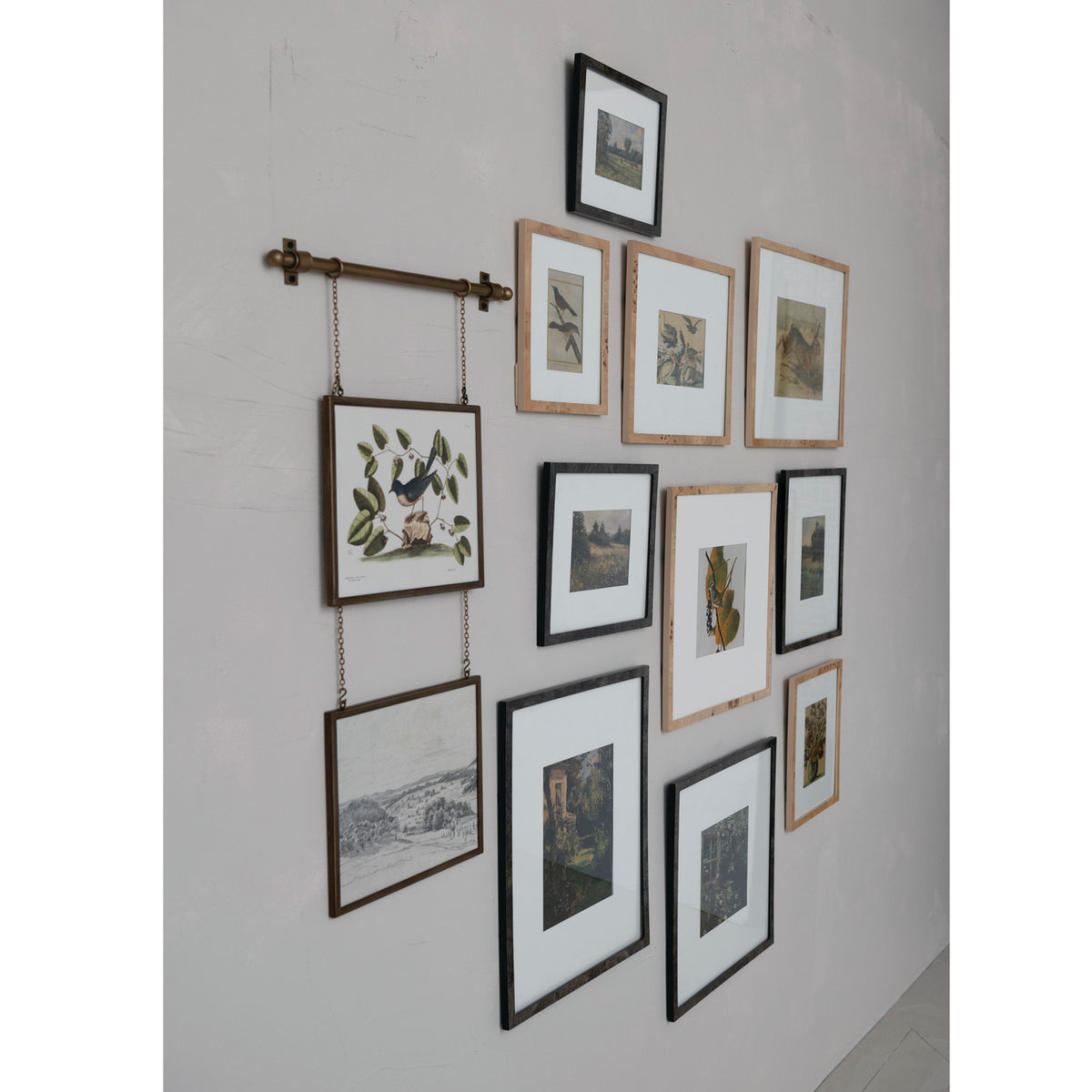 Wall Photo Frame with White Mat - 4 x 6