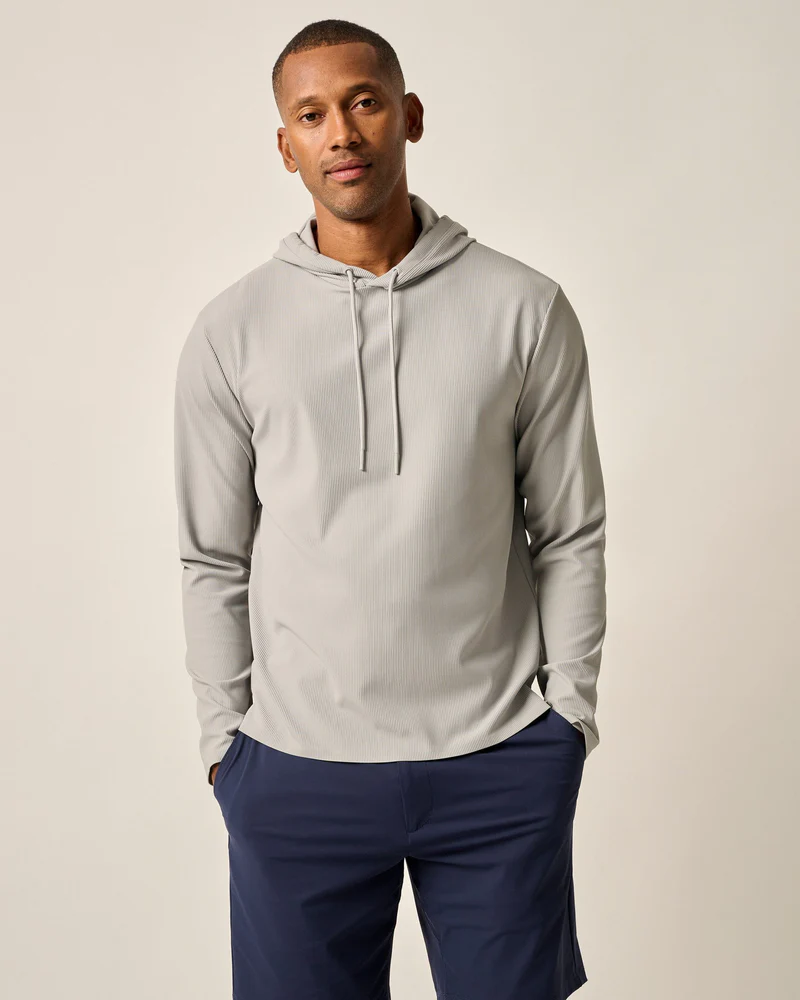 Hoppin Ribbed Knit Performance Hoodie
