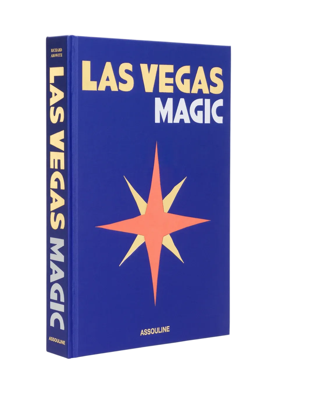 Book titled 'Las Vegas Magic' with a star design on a blue background