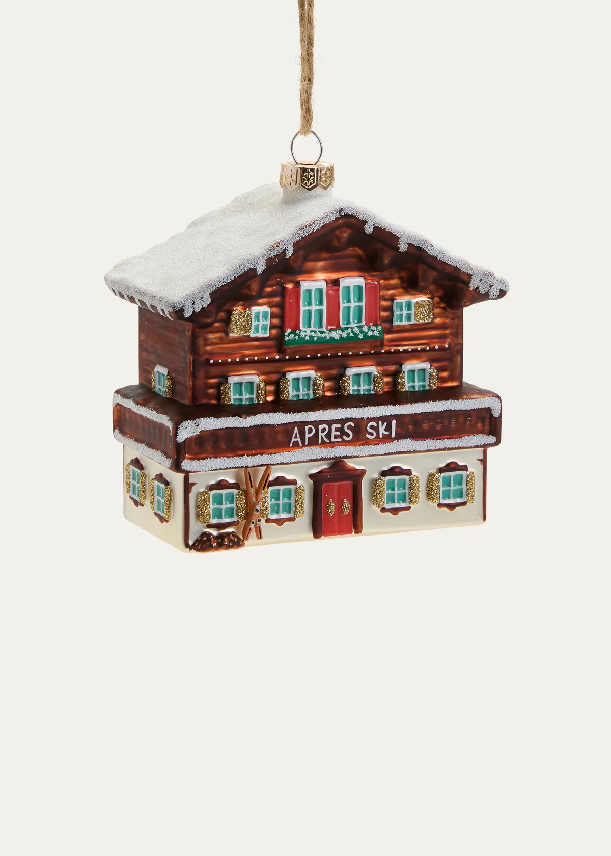 Ski Chalet Ornament