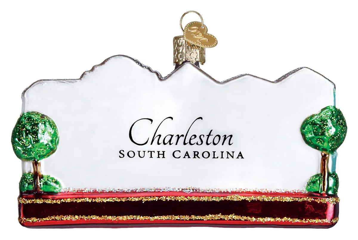 Rainbow Row Ornament