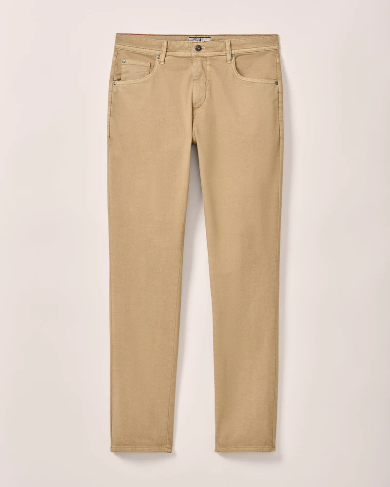 Carmel Sateen 5-Pocket Pants