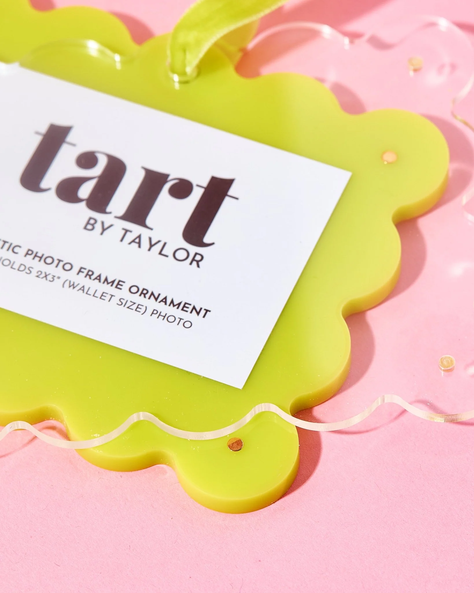 Frame Ornament - Chartreuse