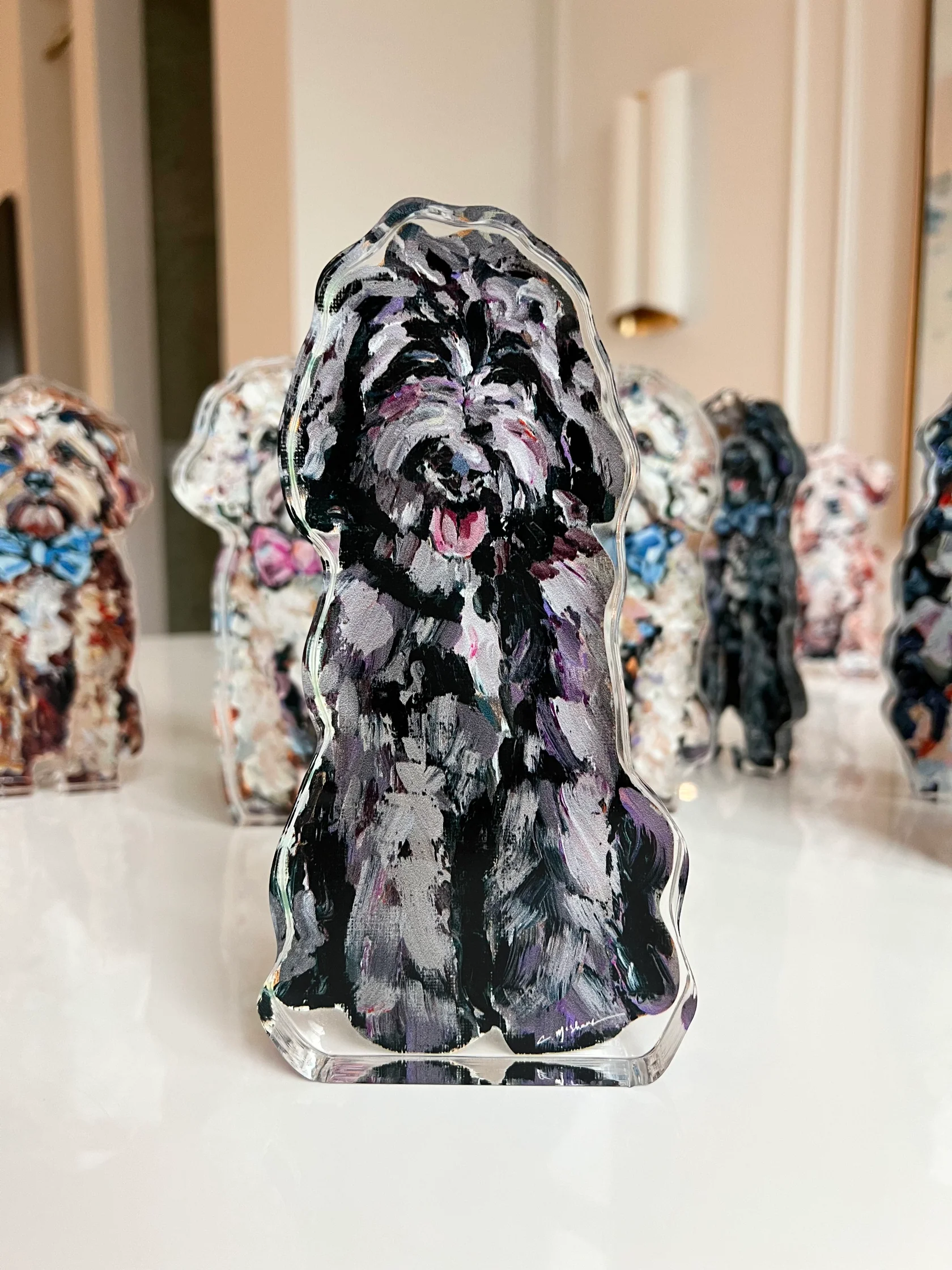 Golden Doodle Chocolate Acrylic