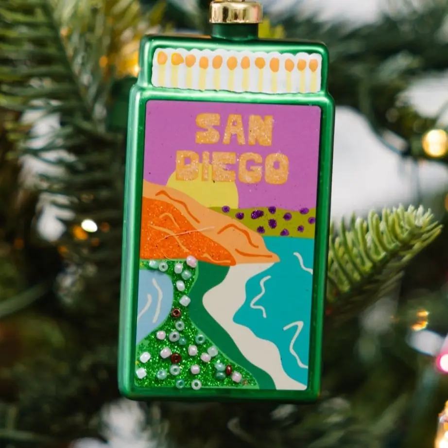San Diego Matchbook Ornament