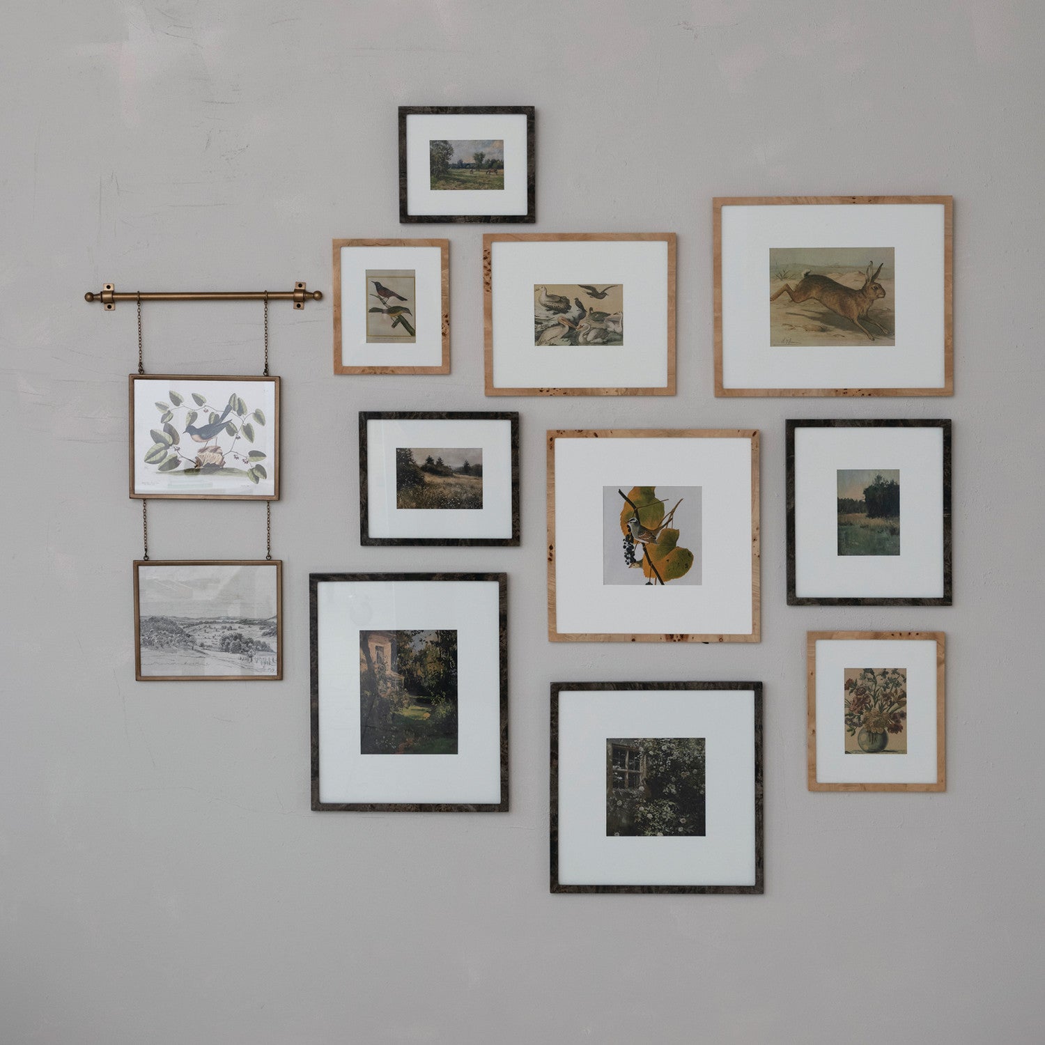 Wall Photo Frame with White Mat - 4 x 6