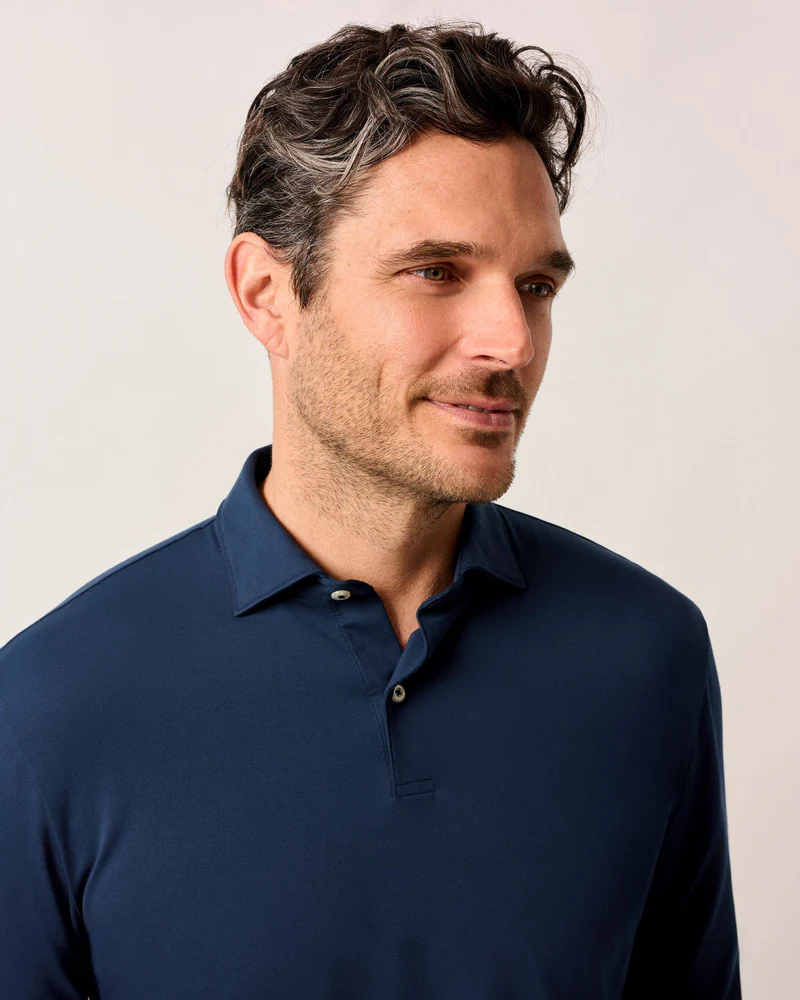 Idris Top Shelf Long Sleeve Polo