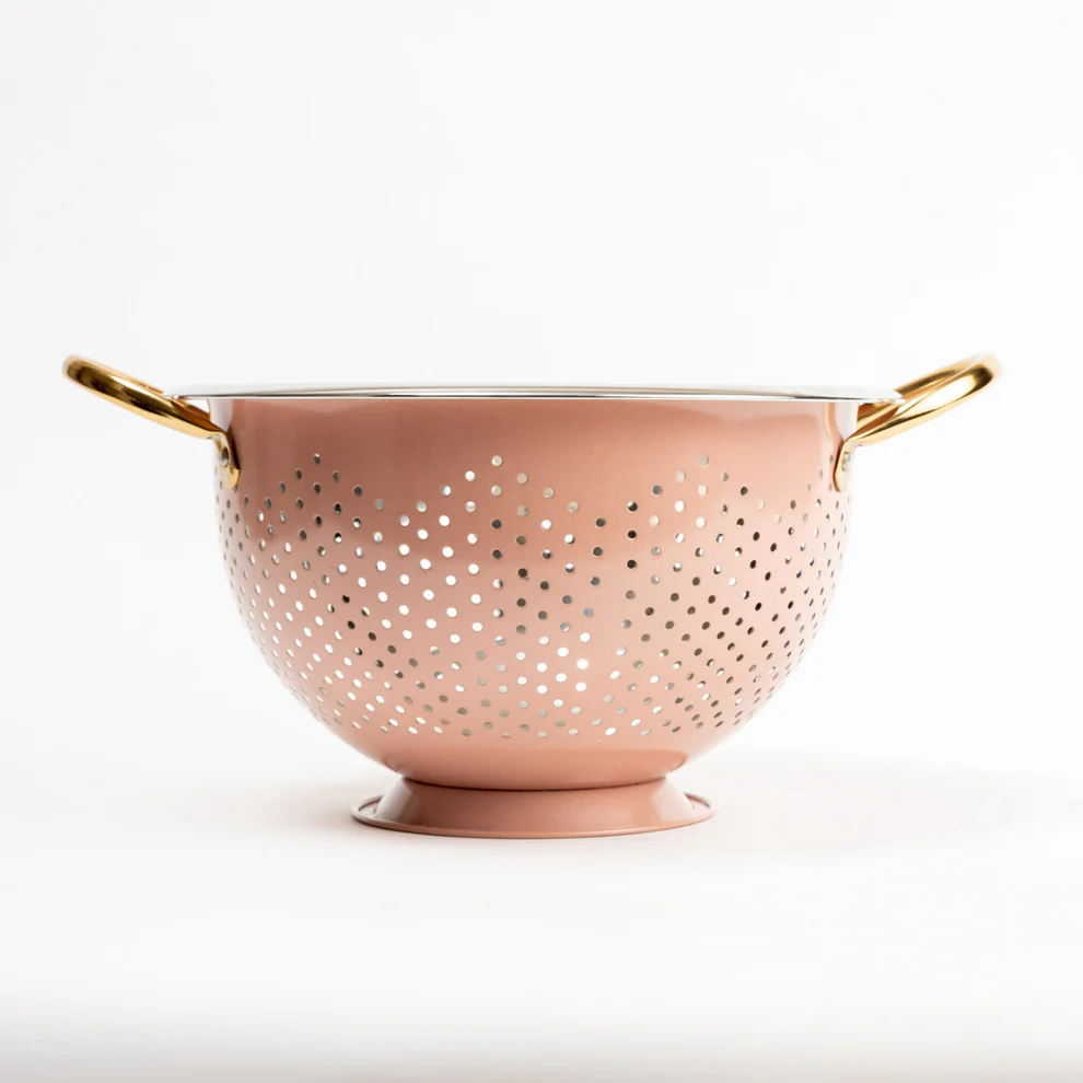 Colum Steel Colander Nude