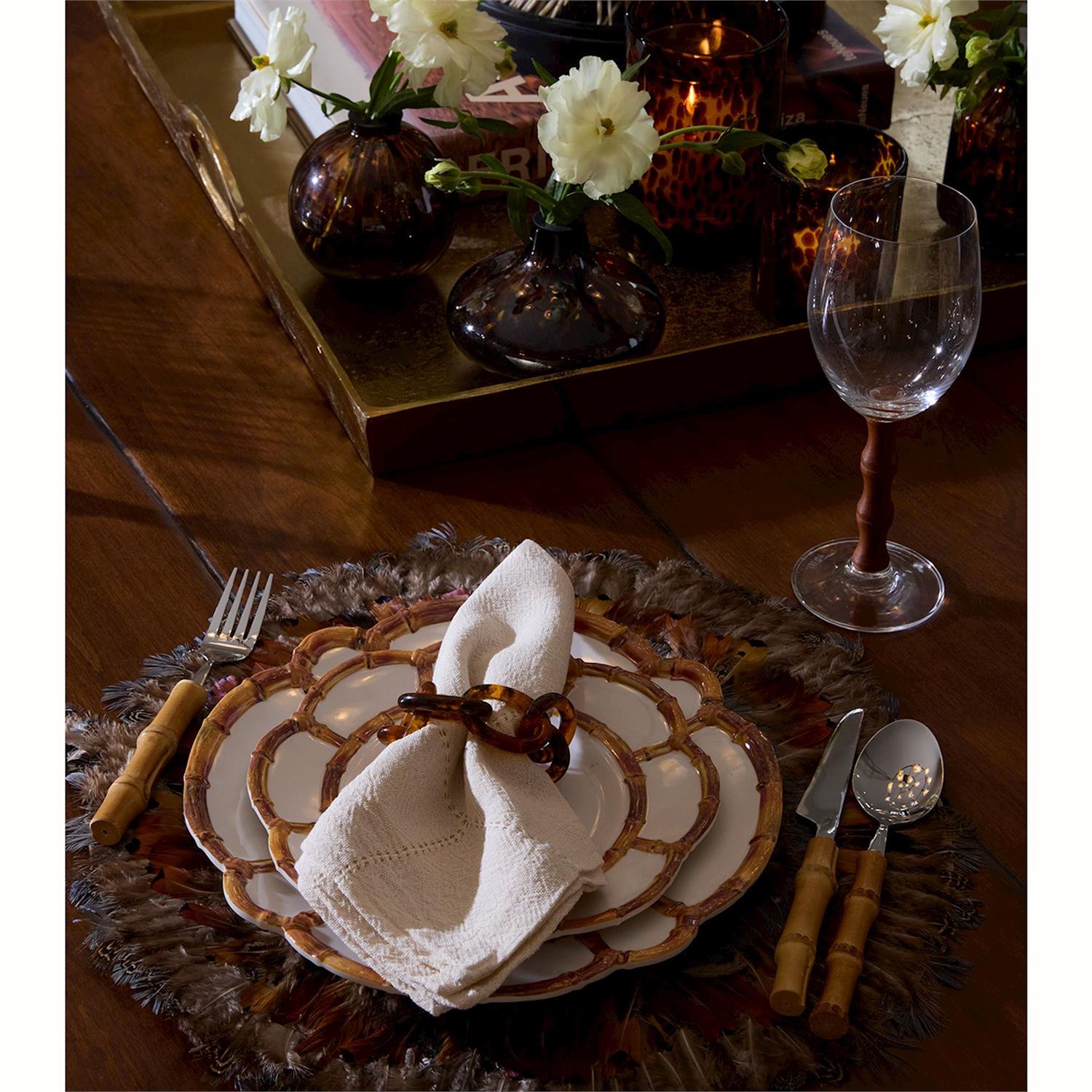 Bamboo Dessert Plate
