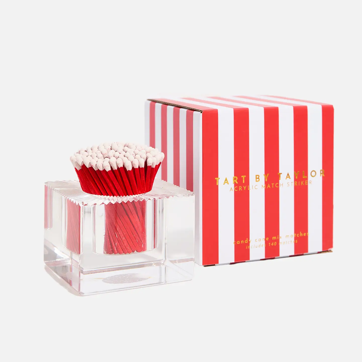 Square Match Striker Candy Cane