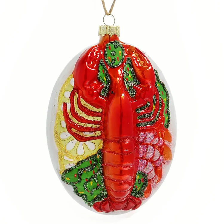 LOBSTER DINNER ORNAMENT