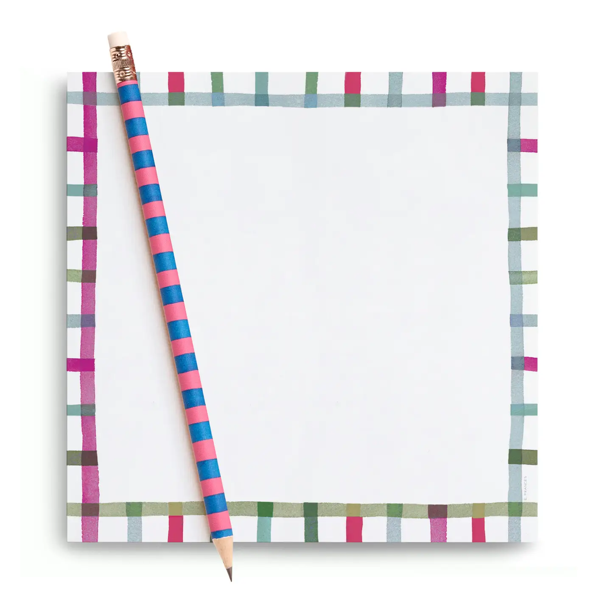 Happy Plaid Chunky Notepad