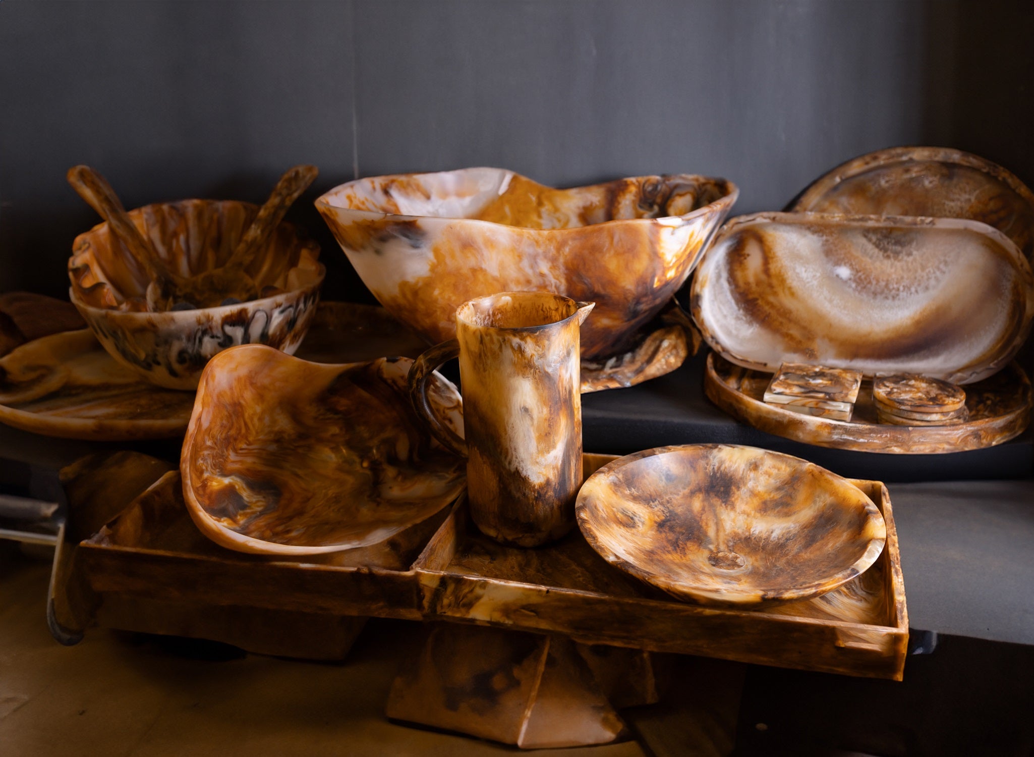 Large Tortoiseshell Fruit Bowl
