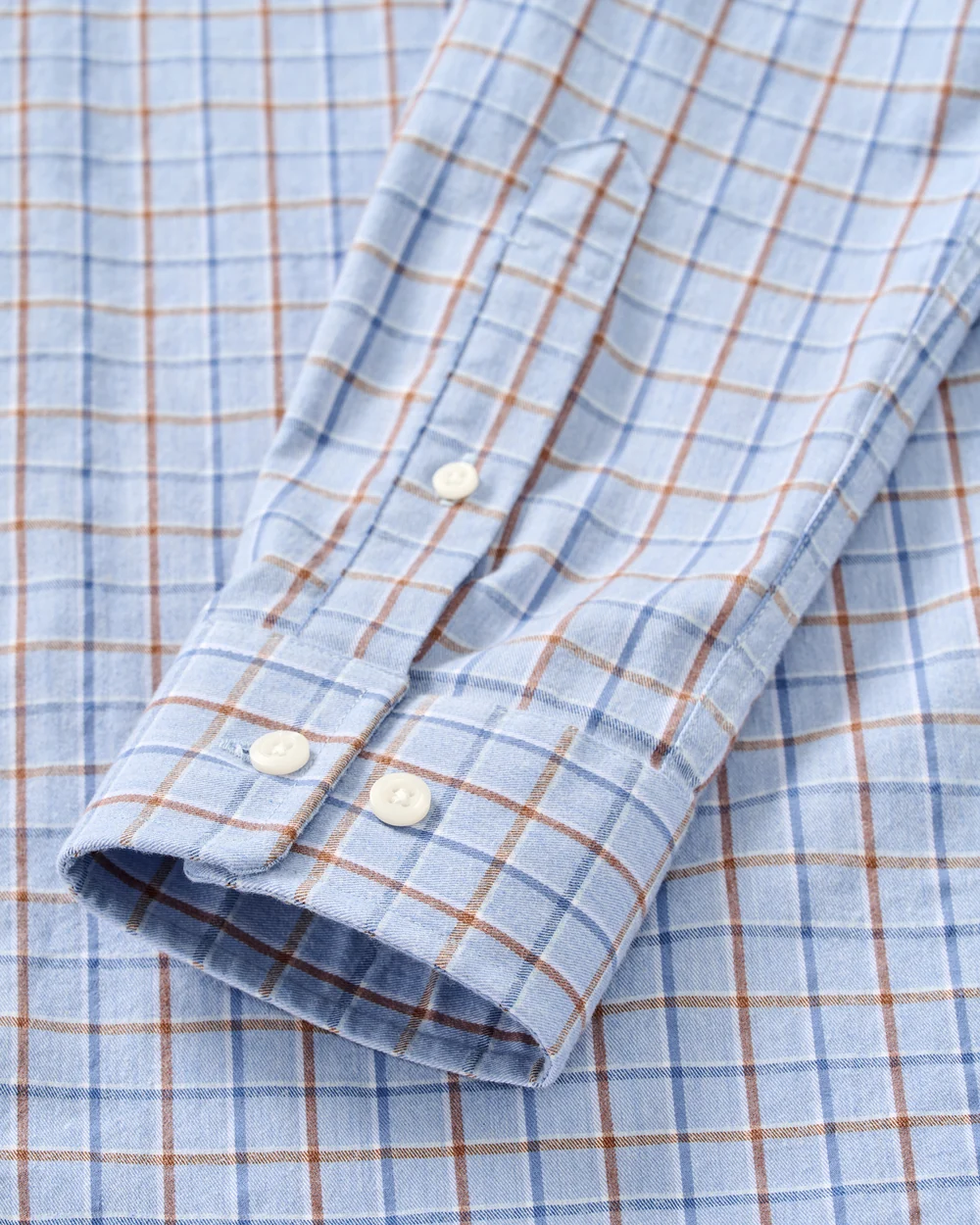 Chestnut Pane Natural Performance Button Down Shirt
