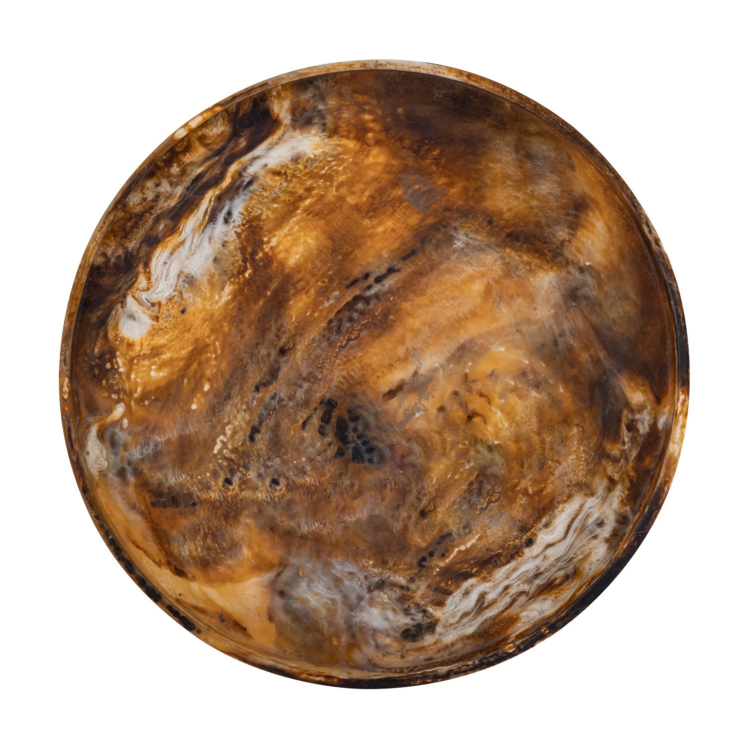 Tortoiseshell Oval Tray