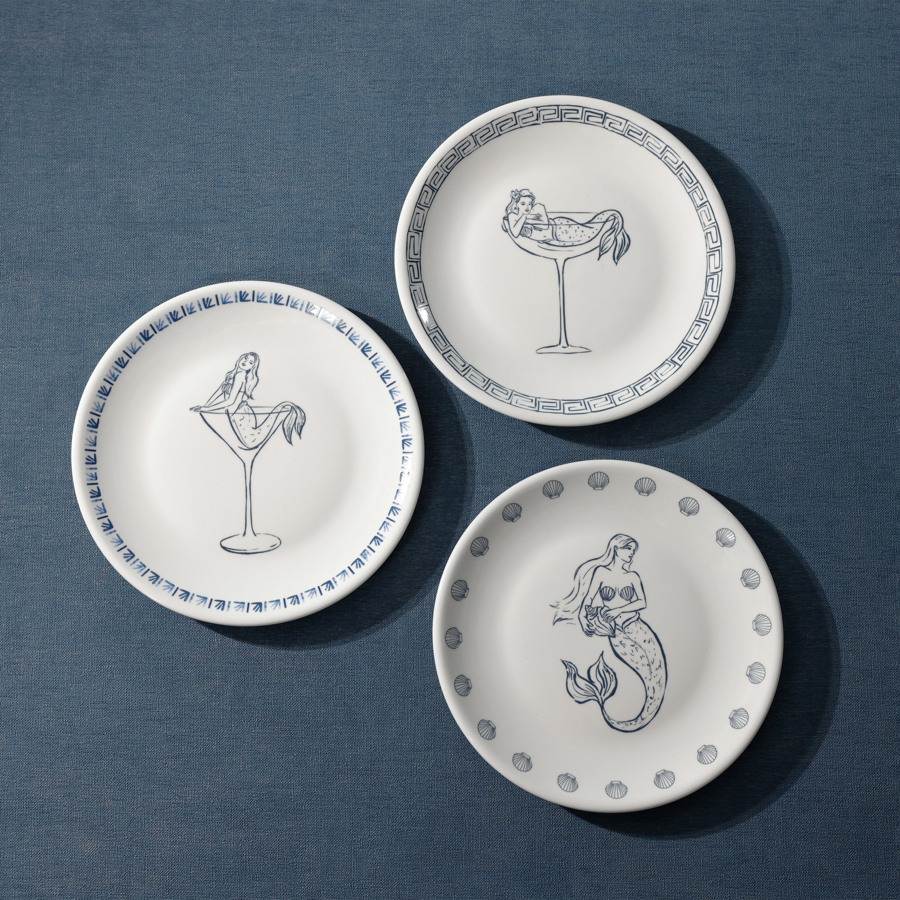 The Salty Mermaid Bar Appetizer Plates