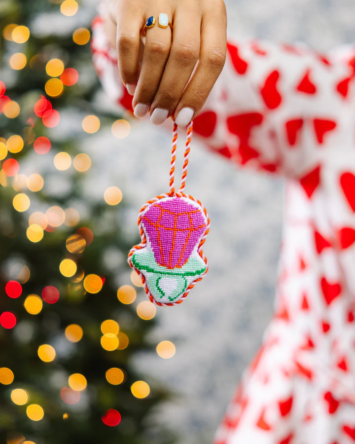 Needlepoint Ring Pop Ornament