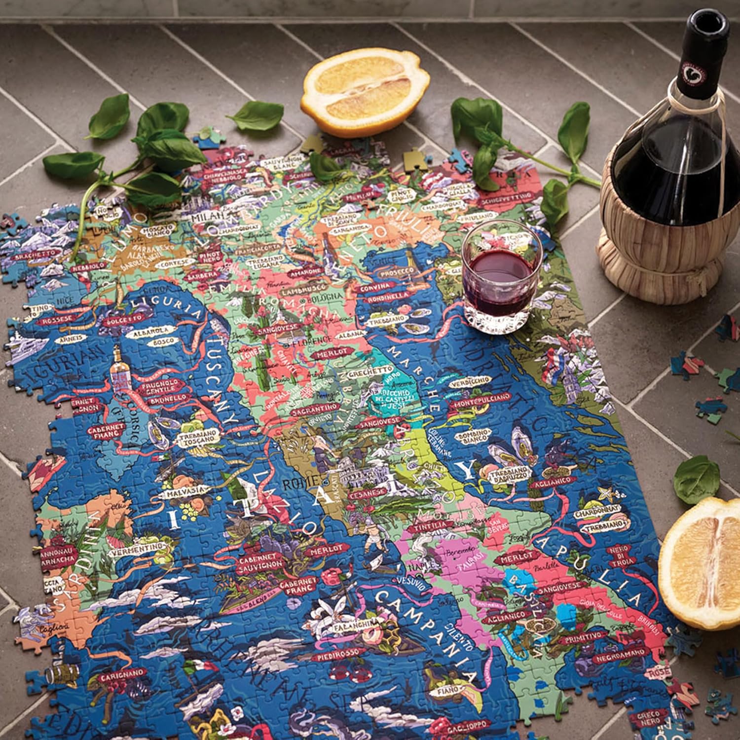 Italy Wines Puzzle