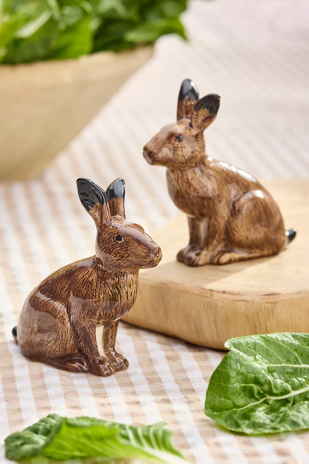 Hare Salt & Pepper Shakers