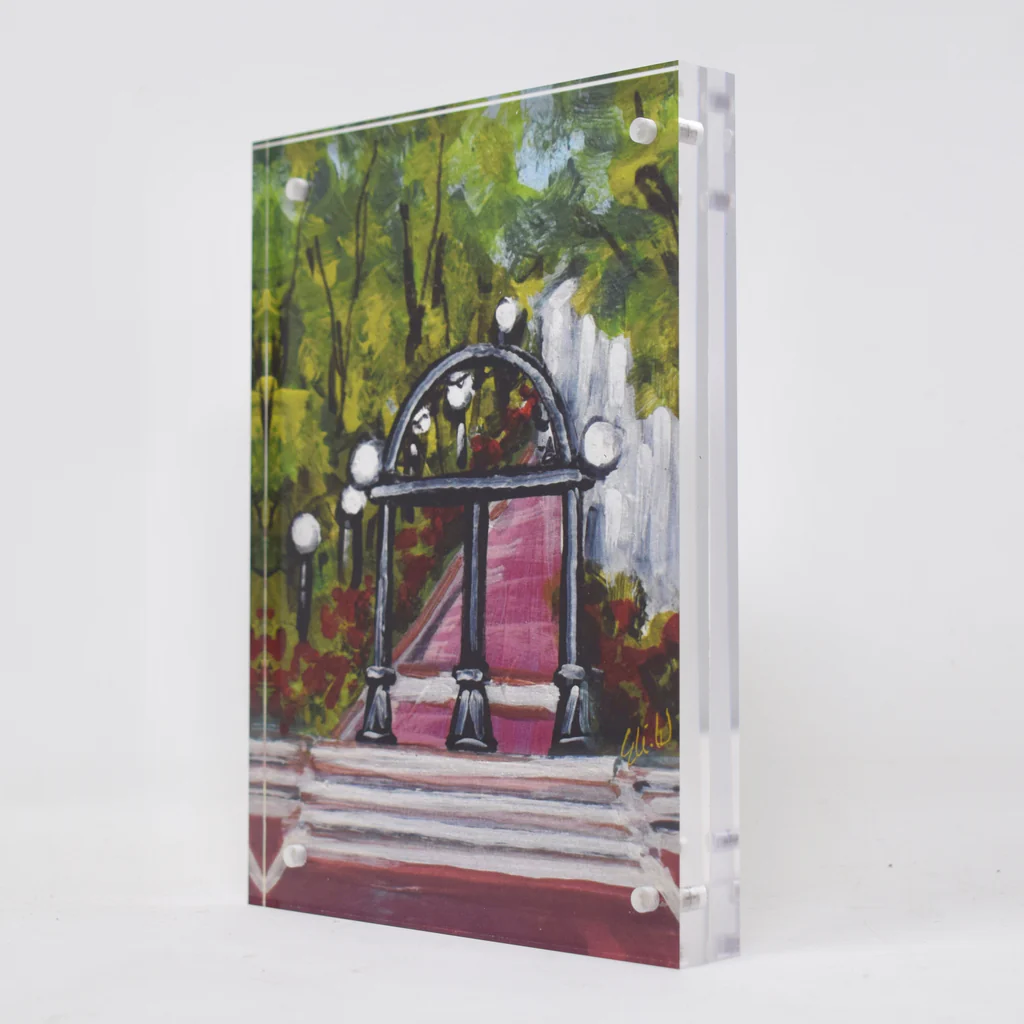 UGA Landmark Acrylic Block
