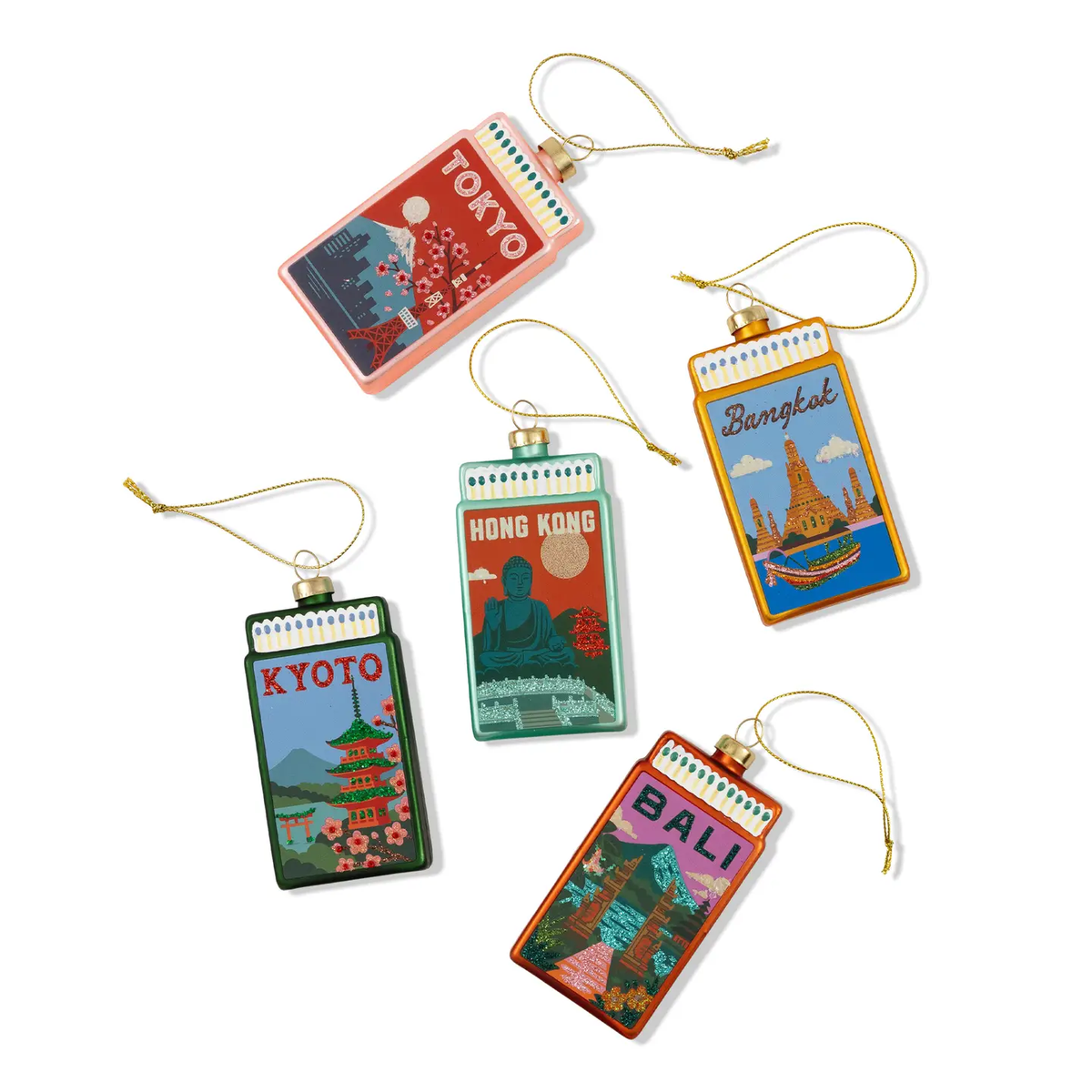 Bali Matchbook Ornament