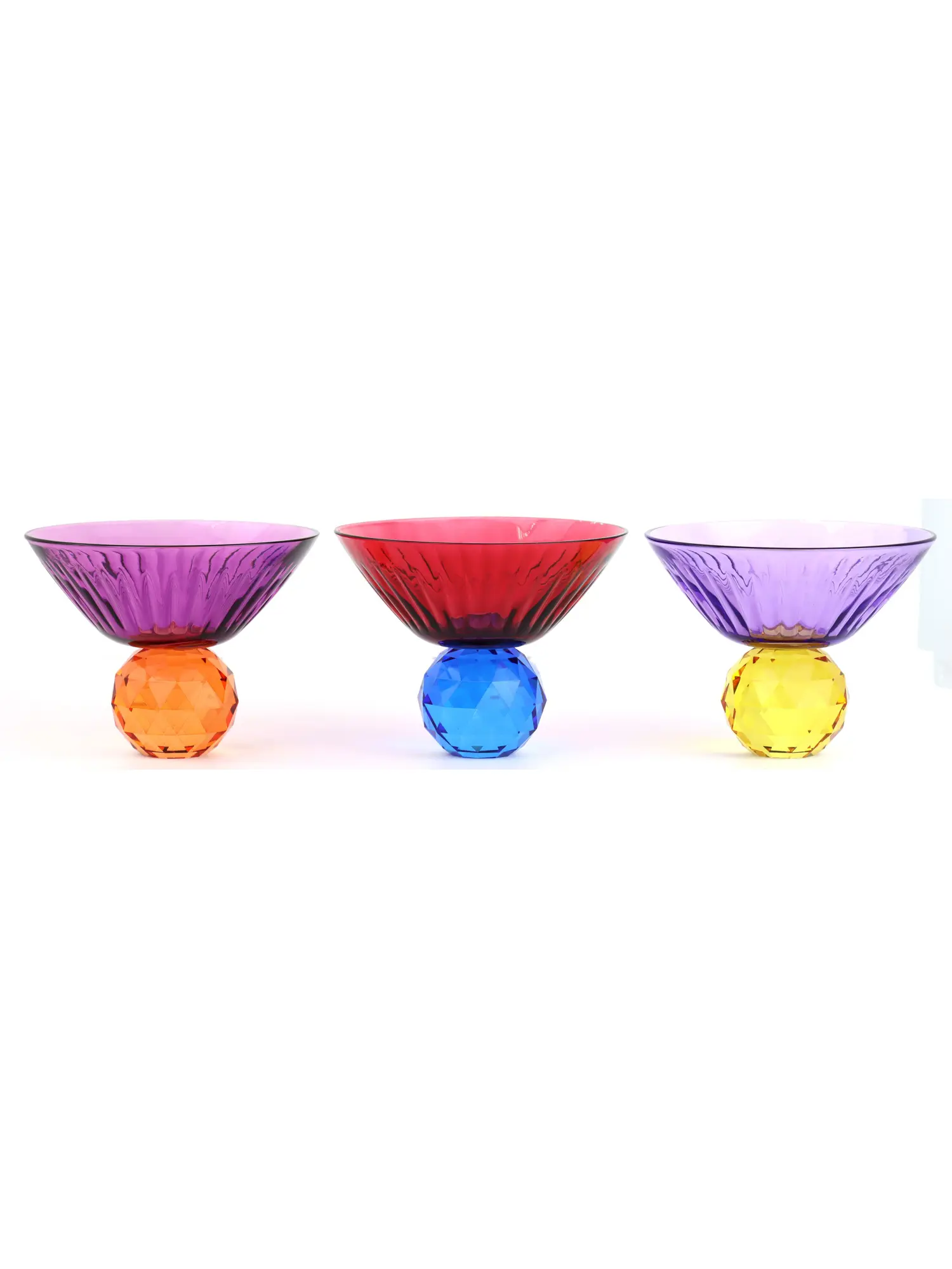 Colorful Crystal Bowls
