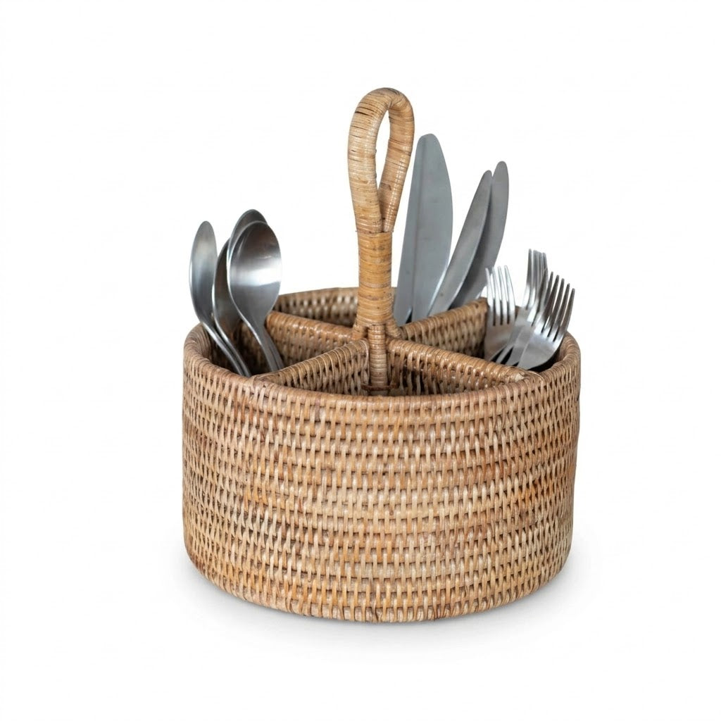 Round 4 Section Caddy/Cutlery Holder