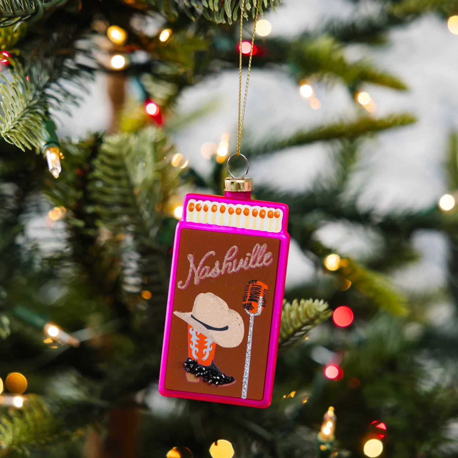 Matchbook Ornament - Nashville