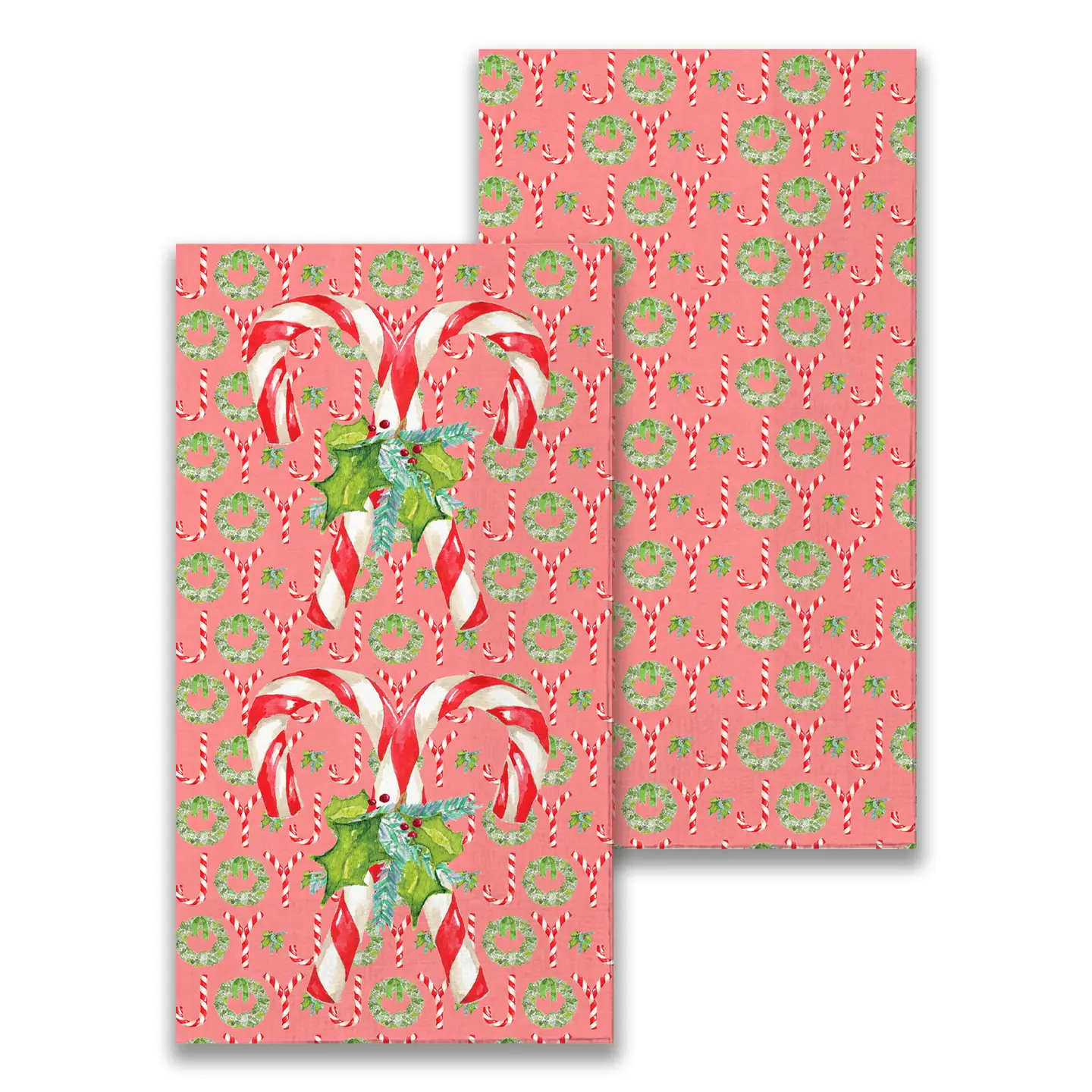 Candy Canes Guest Towels