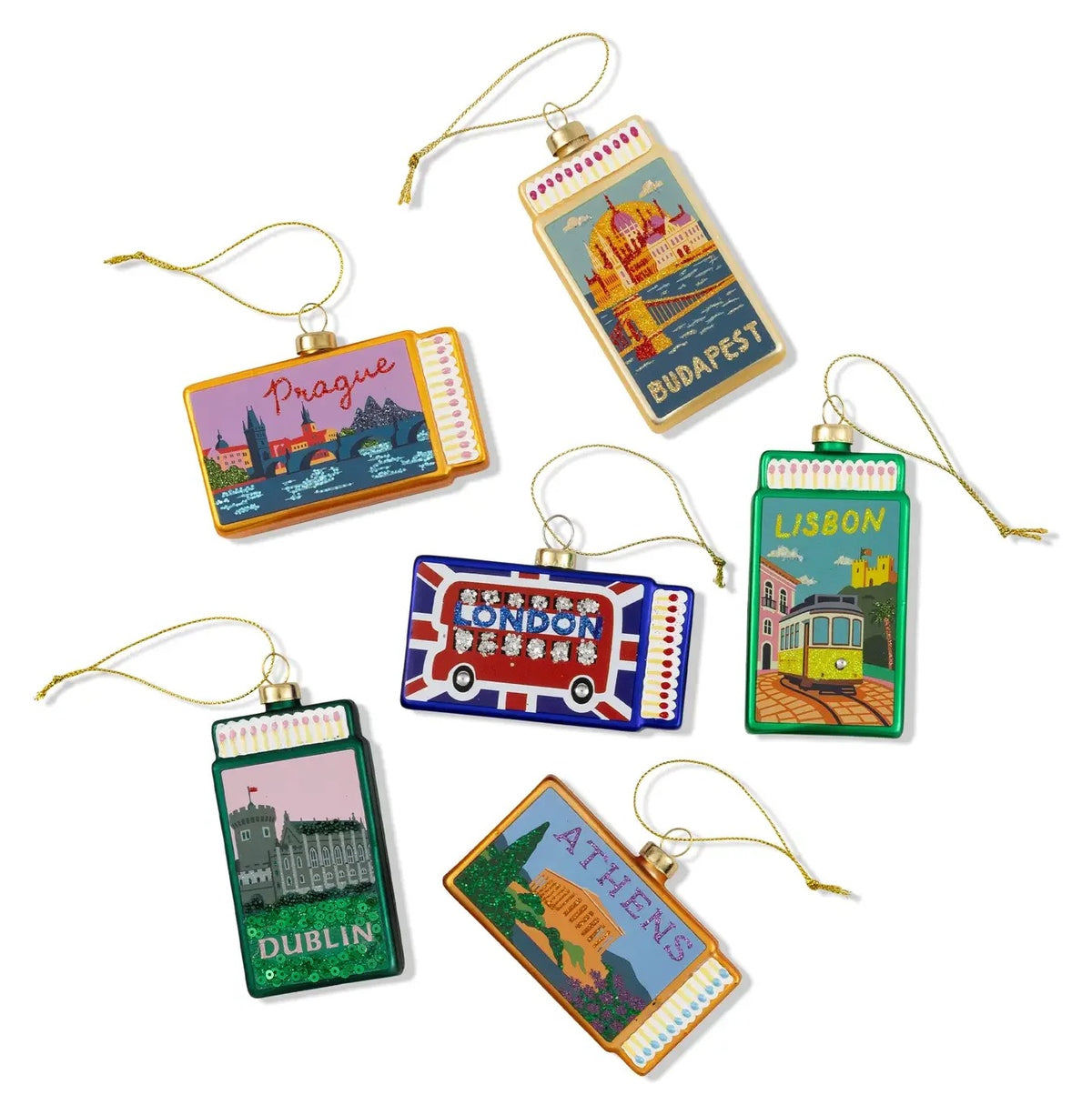 Dublin Matchbook Ornament
