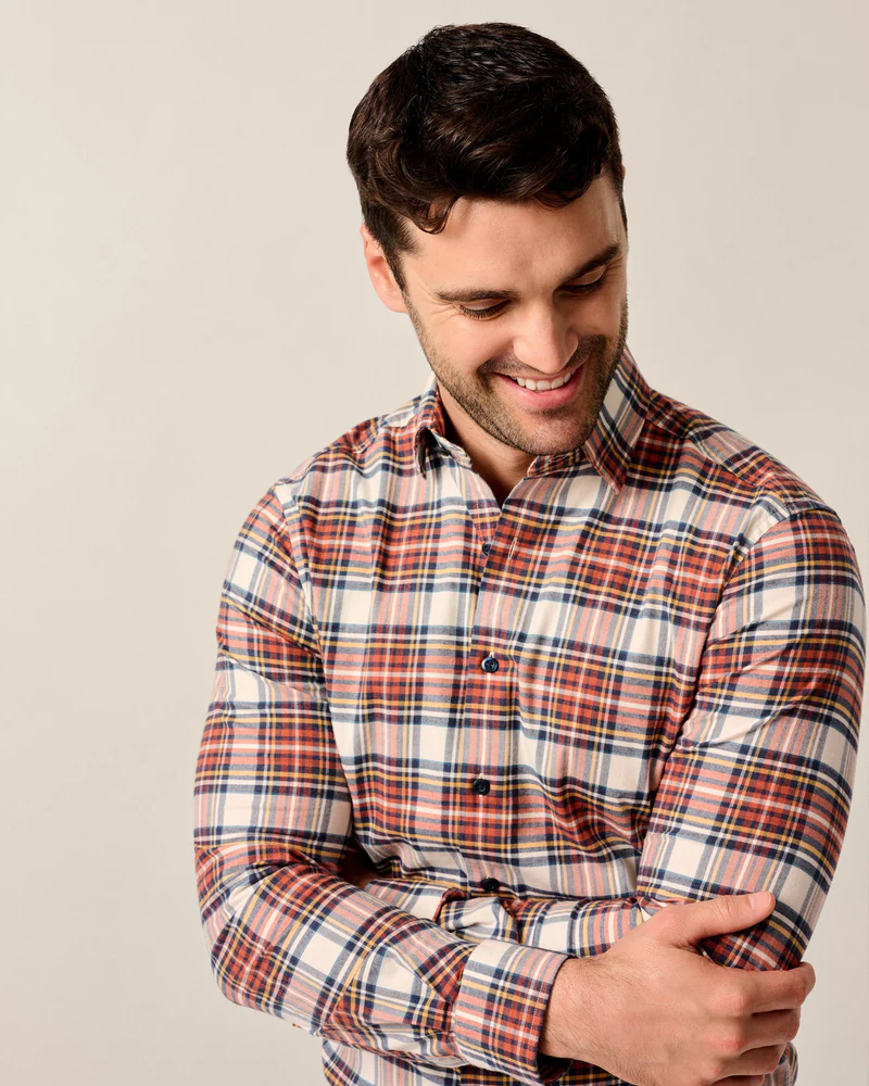 Knick Performance Flannel Button Down Shirt
