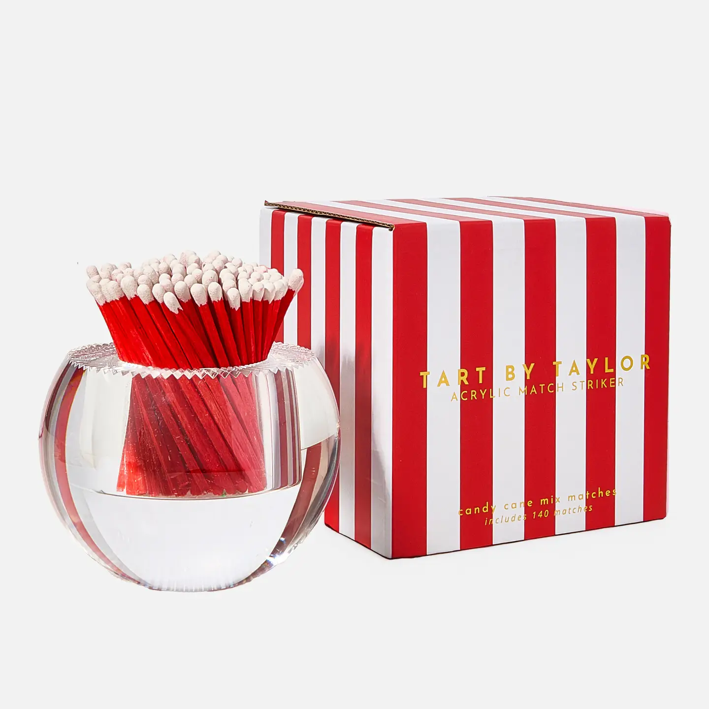 Match Striker in Candy Cane