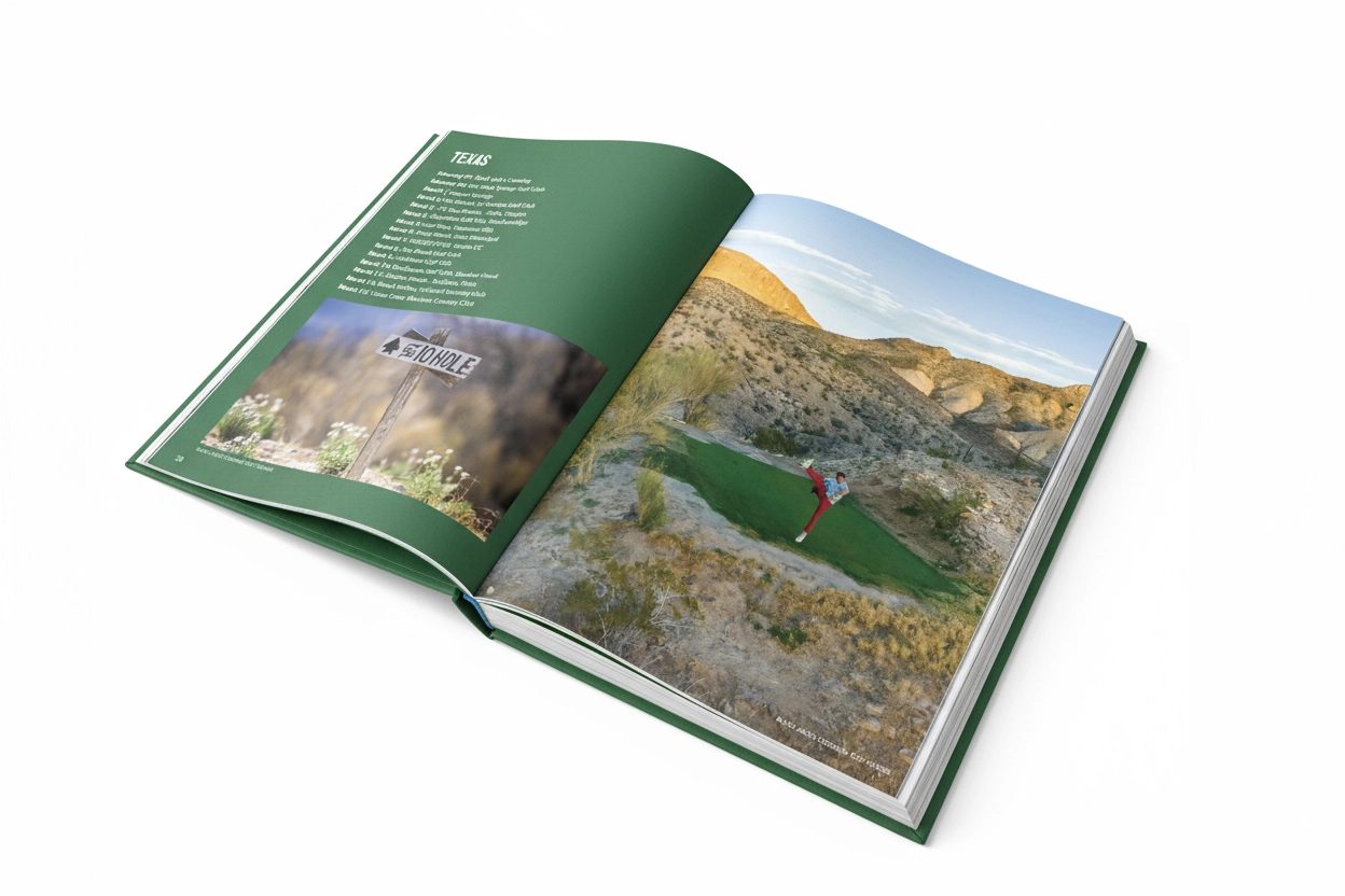 Golf Bum Coffee Table Book