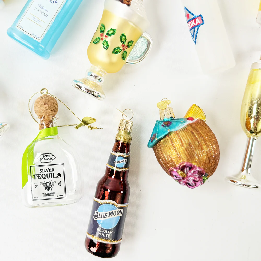 Blue Moon Bottle Ornament