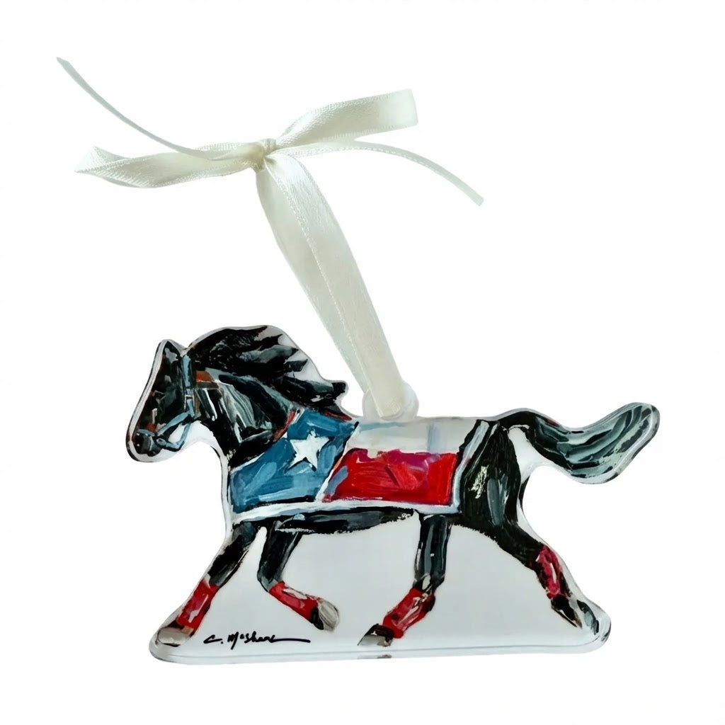 SMU Mustangs Acrylic Ornament