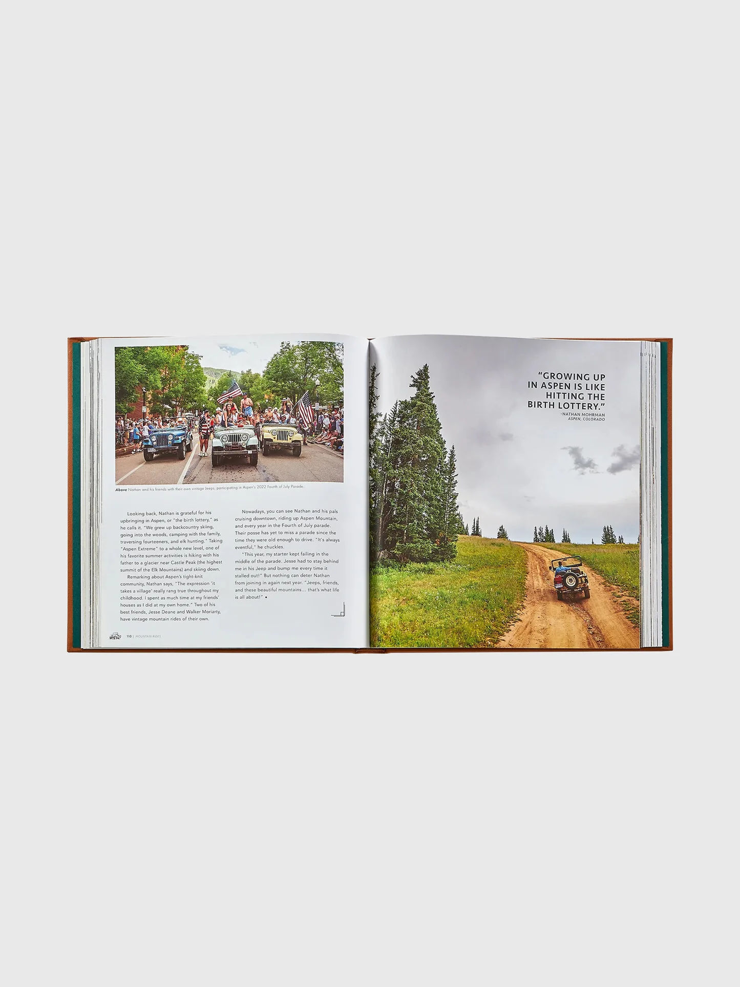 Mountain Rides- Leather Bound