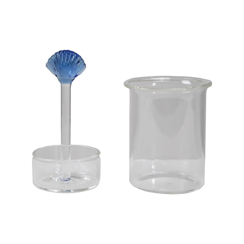 Glass Shell Toothpick Holder