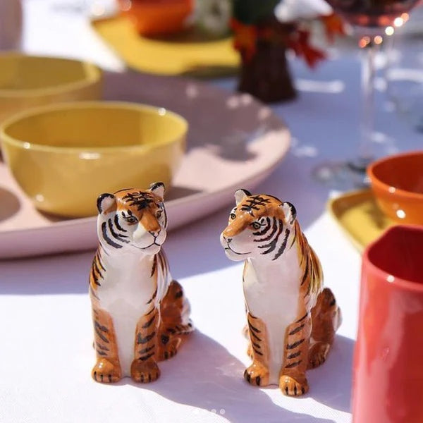 Tiger Salt & Pepper Shakers