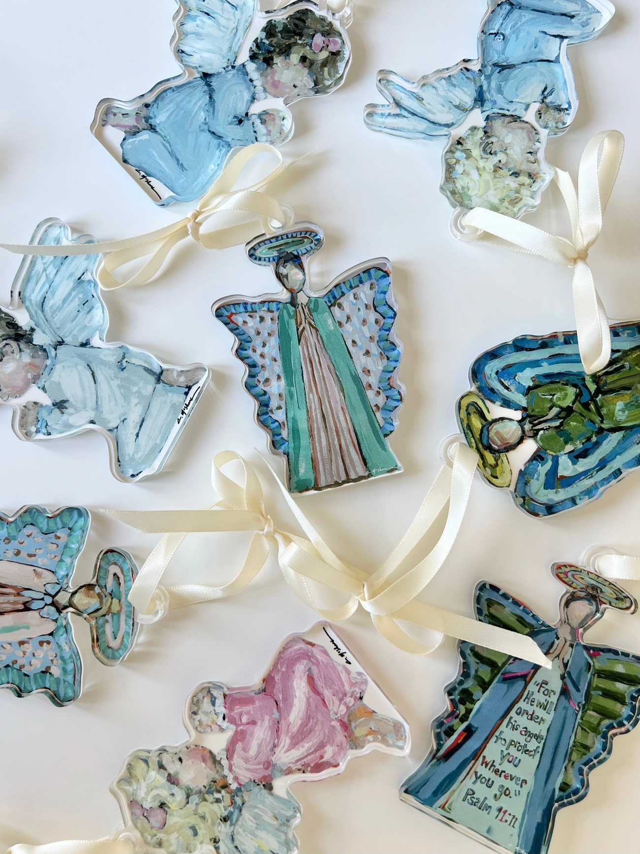 Heavenly Angel  Acrylic Ornament