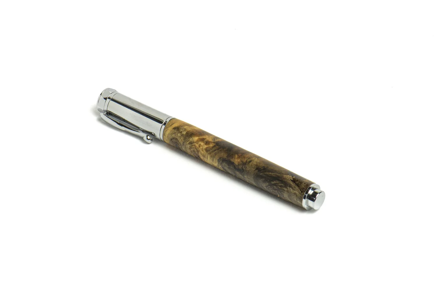 Buckeye Burl Chrome Magnet