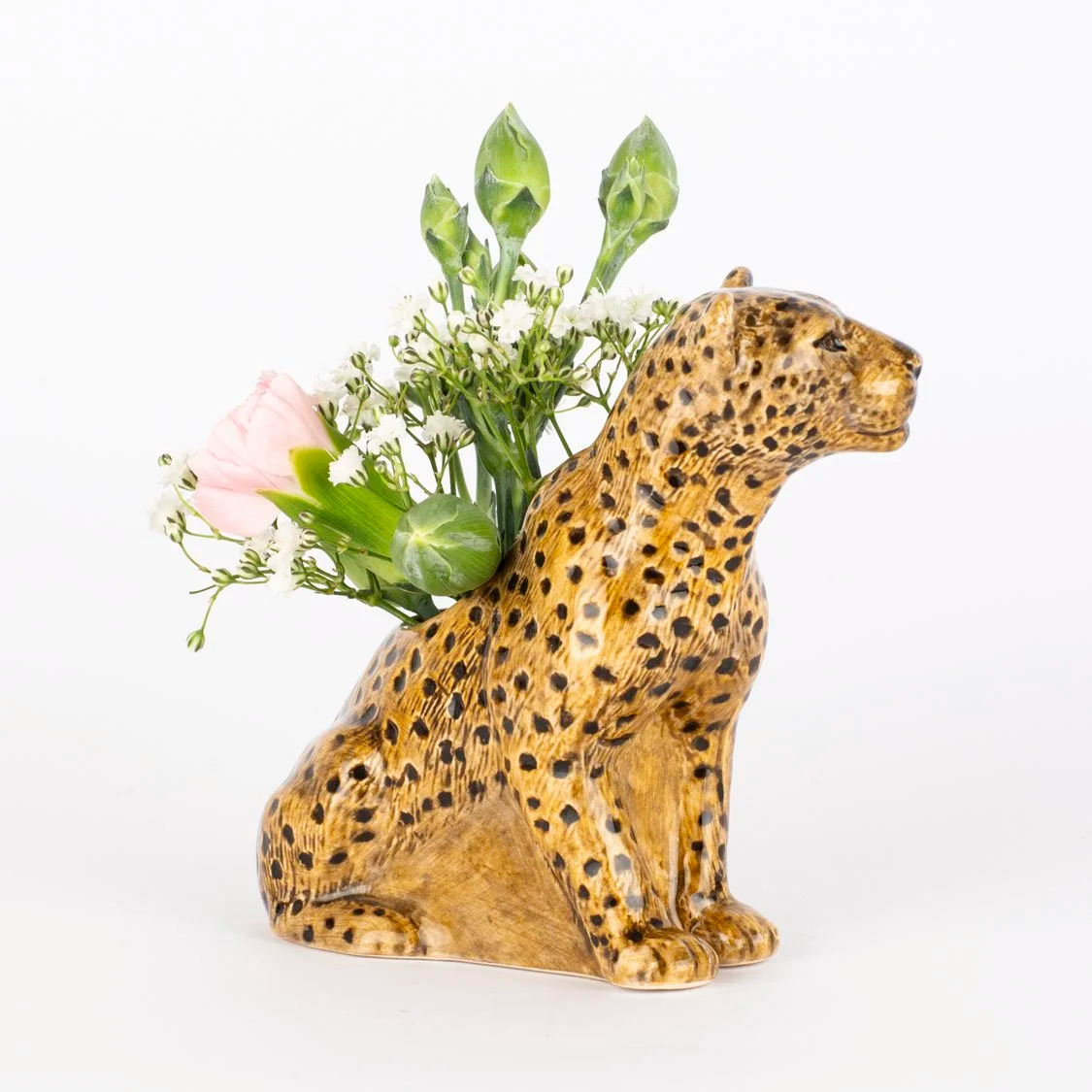 Leopard Bud Vase