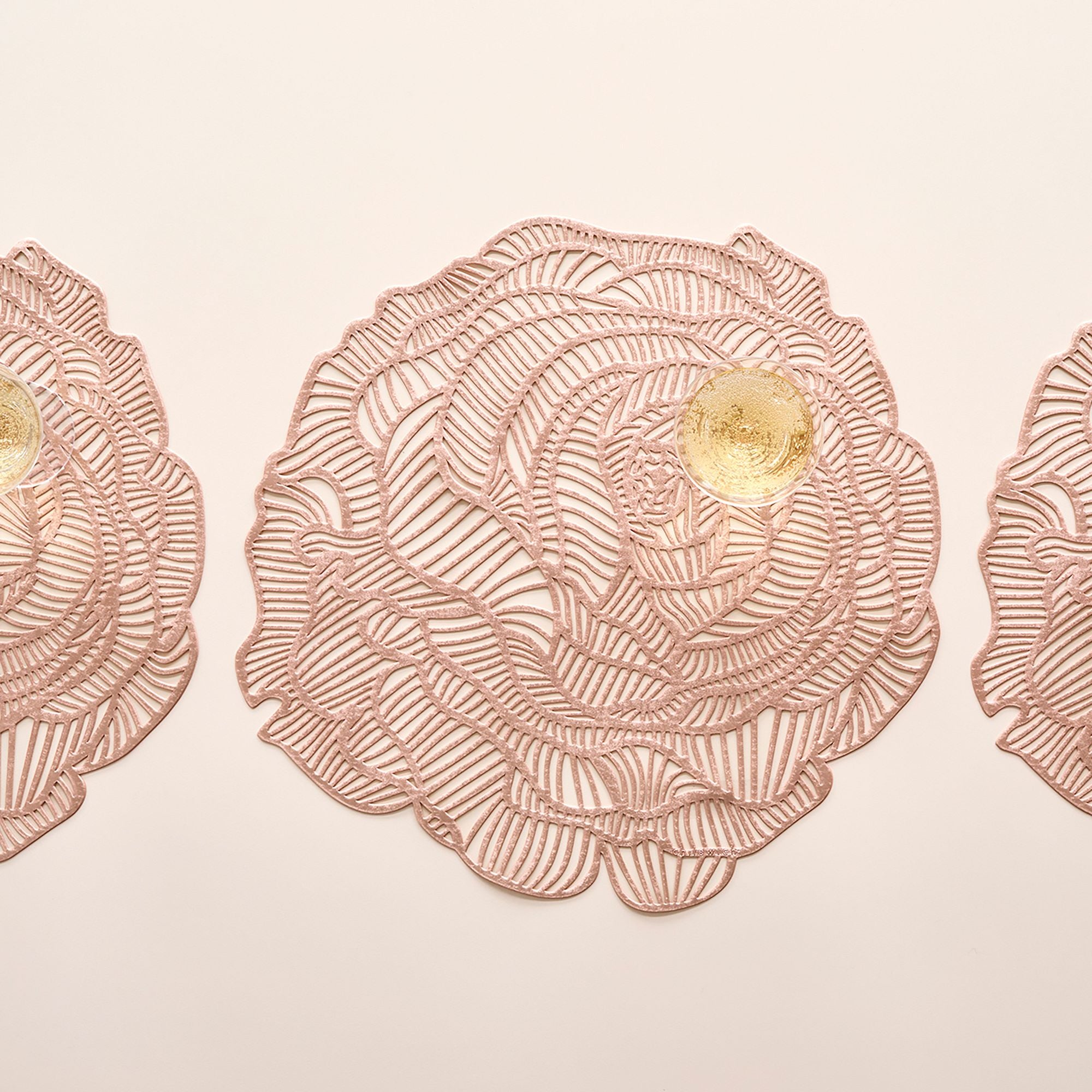 Rose Pressed Rose Tablemat - Set of 6