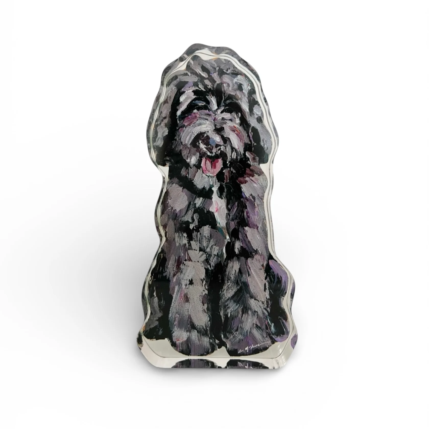 Golden Doodle Chocolate Acrylic