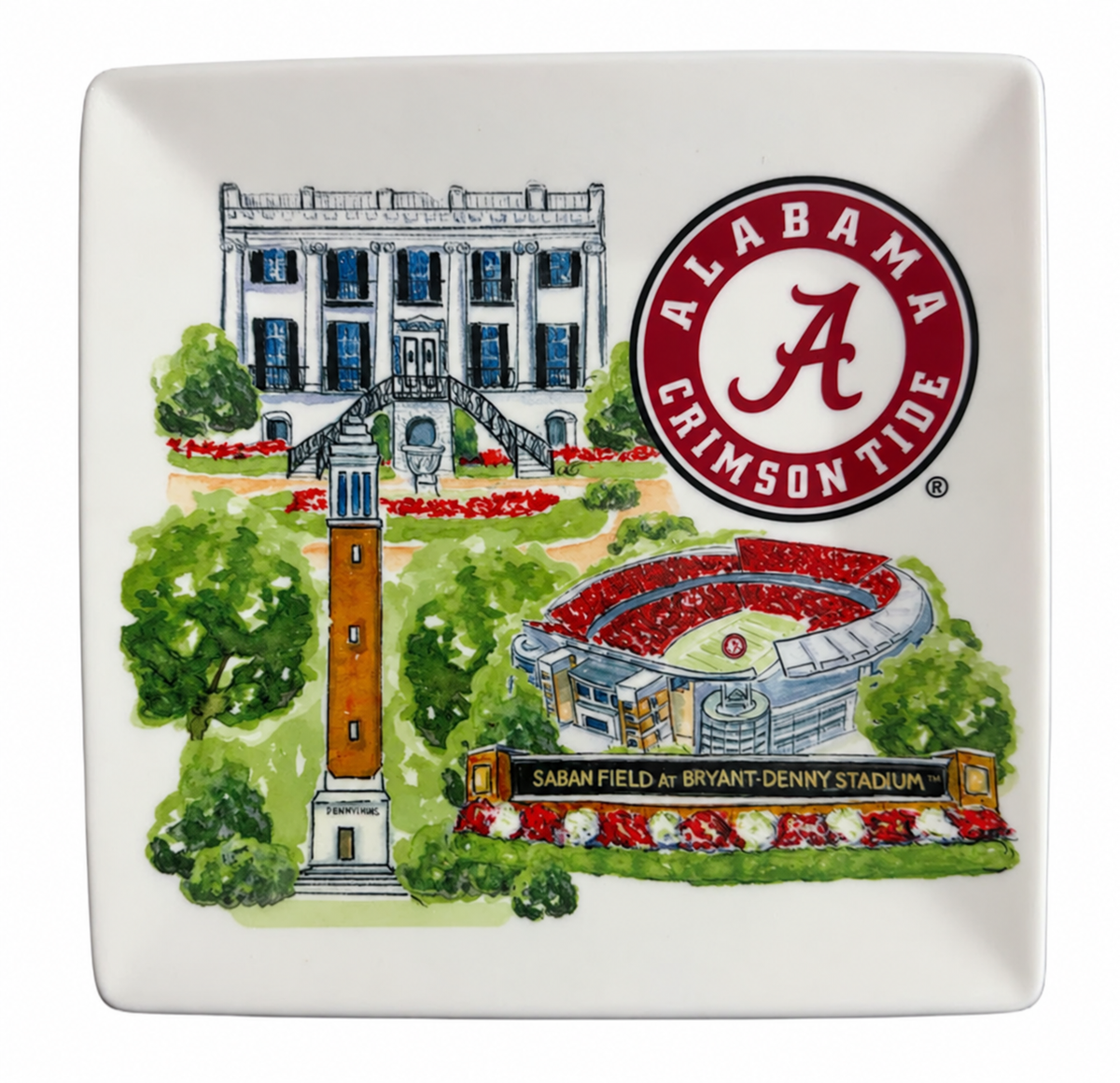 Alabama Landmark Ceramic Trinket Tray