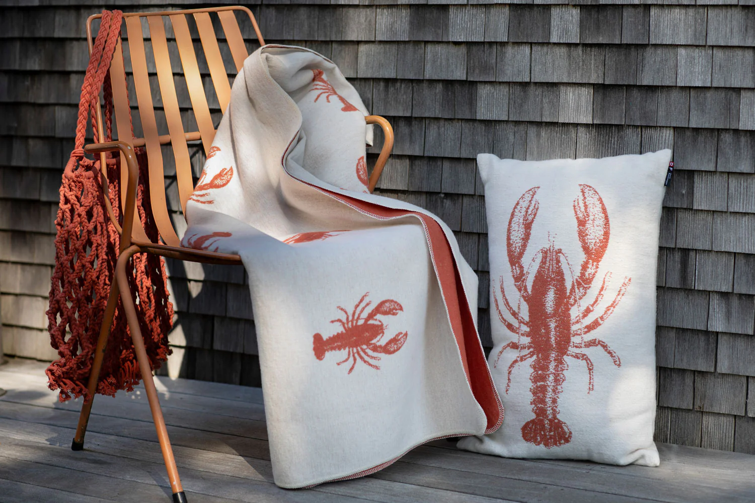 Silvretta Throw - Lobsters Allover